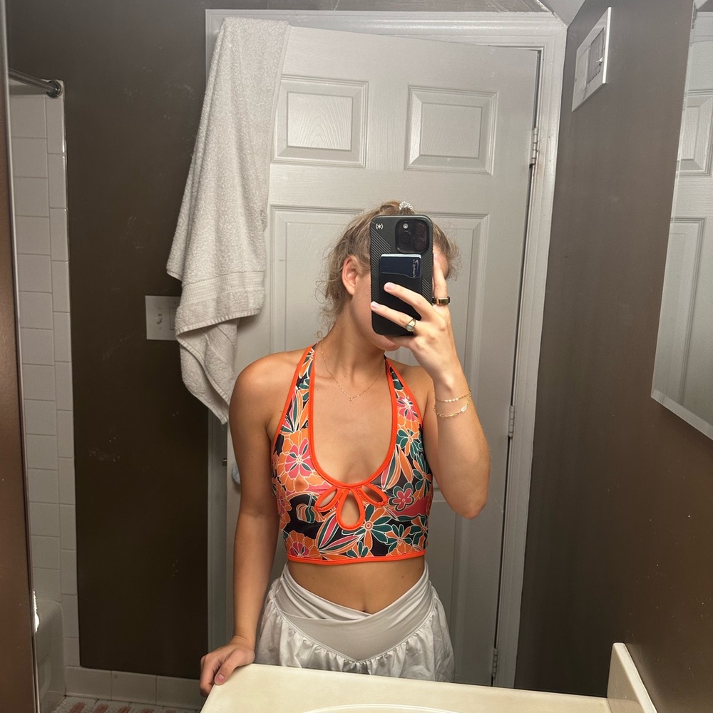 Princess Polly Tropical Floral Crop Top